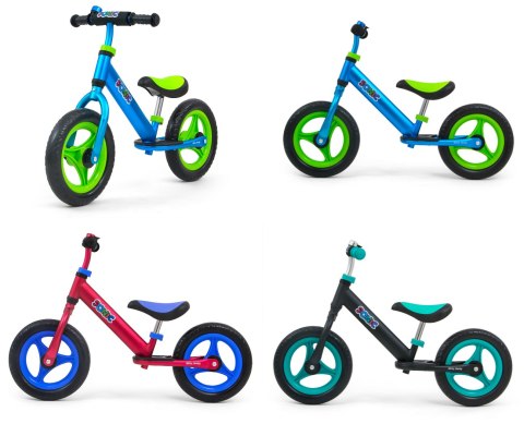 Rowerek Biegowy Sonic Black-Mint Milly Mally