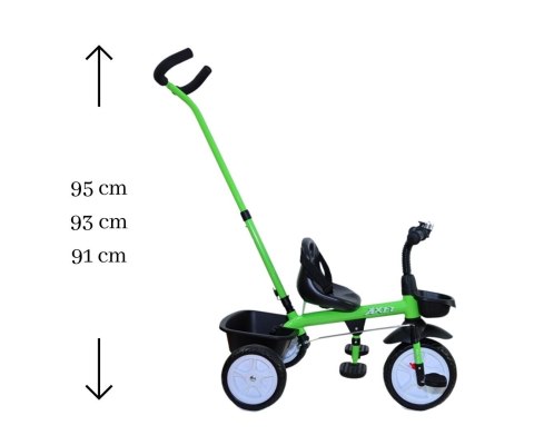 Rowerek Trójkołowy Axel Green Milly Mally Rowerek Trójkołowy Axel Green Milly Mally