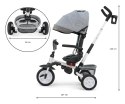 Rowerek Trójkołowy Stanley Rubber Grey Milly Mally