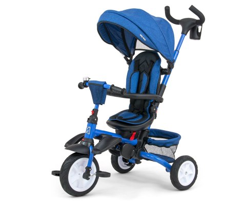 Rowerek Trójkołowy Stanley Rubber Navy Milly Mally