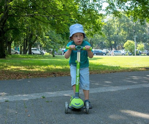 Hulajnoga trójkołowa Scooter Boogie Green Milly Mally Hulajnoga trójkołowa Scooter Boogie Green Milly Mally