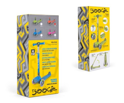 Hulajnoga trójkołowa Scooter Boogie Pink Milly Mally Hulajnoga trójkołowa Scooter Boogie Pink Milly Mally