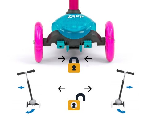 Scooter Zapp Black Mint Milly Mally