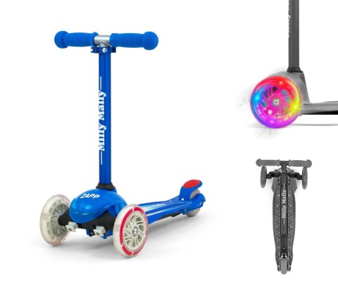 Scooter Zapp Deep Blue Milly Mally Scooter Zapp Deep Blue Milly Mally