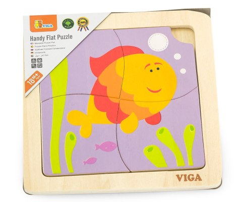 Viga 50144 Puzzle na podkładce - rybka Viga 50144 Puzzle na podkładce - rybka