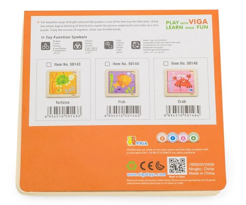 Viga 50144 Puzzle na podkładce - rybka Viga 50144 Puzzle na podkładce - rybka