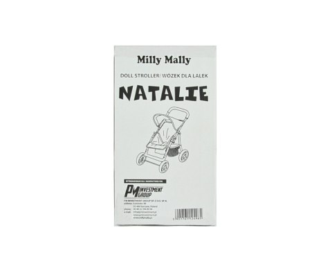 Wózek dla lalek Natalie Prestige Mint Milly Mally Wózek dla lalek Natalie Prestige Mint Milly Mally