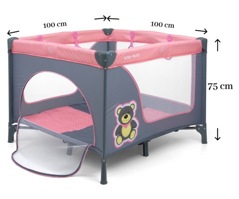Kojec Fun Pink Bear Milly Mally Kojec Fun Pink Bear Milly Mally