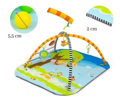 Mata niemowlęca 5w1 Lolly Bees Milly Mally