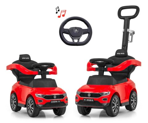 Pojazd z rączką VOLKSWAGEN T-ROC Red Milly Mally Pojazd z rączką VOLKSWAGEN T-ROC Red Milly Mally