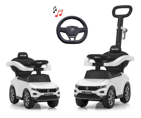 Pojazd z rączką VOLKSWAGEN T-ROC White Milly Mally Pojazd z rączką VOLKSWAGEN T-ROC White Milly Mally