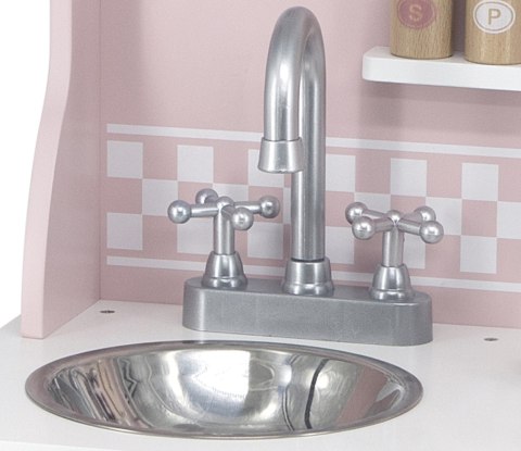 Viga 44046 PolarB Kuchnia z akcesoriami silver-pink Viga 44046 PolarB Kuchnia z akcesoriami silver-pink