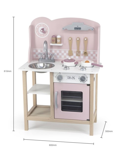 Viga 44046 PolarB Kuchnia z akcesoriami silver-pink Viga 44046 PolarB Kuchnia z akcesoriami silver-pink