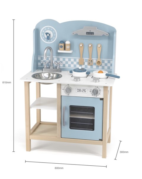 Viga 44047 PolarB Kuchnia z akcesoriami silver-blue Viga 44047 PolarB Kuchnia z akcesoriami silver-blue