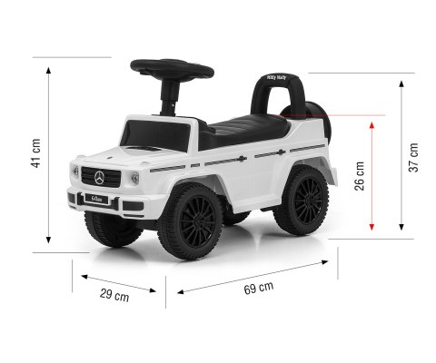 Pojazd MERCEDES G350d White S Milly Mally Pojazd MERCEDES G350d White S Milly Mally