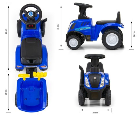 Pojazd New Holland T7 Traktor Blue Milly Mally Pojazd New Holland T7 Traktor Blue Milly Mally