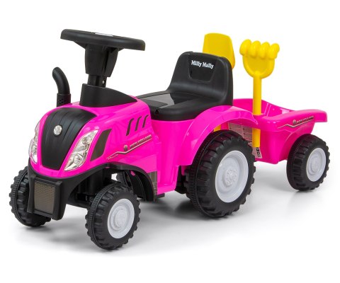 Pojazd New Holland T7 Traktor Pink Milly Mally