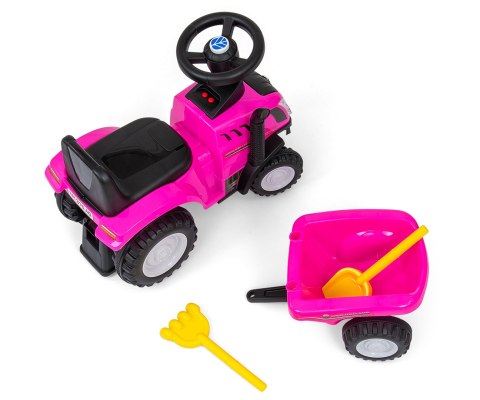 Pojazd New Holland T7 Traktor Pink Milly Mally Pojazd New Holland T7 Traktor Pink Milly Mally