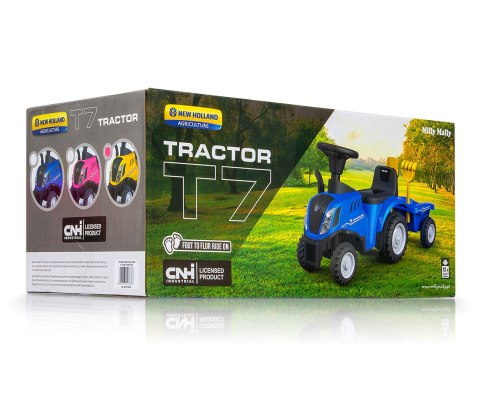 Pojazd New Holland T7 Traktor Yellow Milly Mally Pojazd New Holland T7 Traktor Yellow Milly Mally