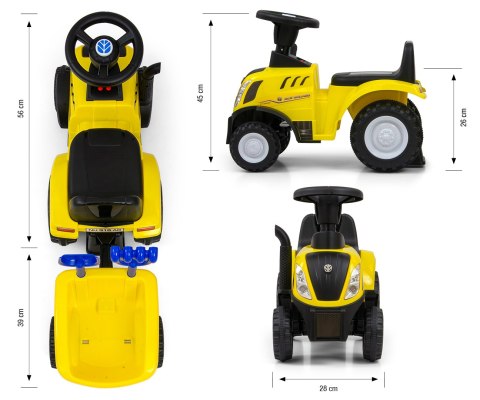 Pojazd New Holland T7 Traktor Yellow Milly Mally Pojazd New Holland T7 Traktor Yellow Milly Mally