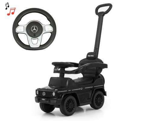 Jeździk z rączką MERCEDES G350d Black Milly Mally Jeździk z rączką MERCEDES G350d Black Milly Mally