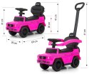 Jeździk z rączką MERCEDES G350d Pink Milly Mally