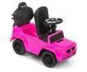 Jeździk z rączką MERCEDES G350d Pink Milly Mally