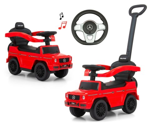 Jeździk z rączką MERCEDES G350d Red Milly Mally Jeździk z rączką MERCEDES G350d Red Milly Mally