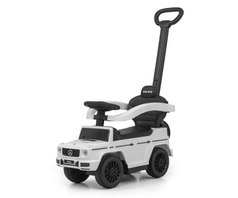 Jeździk z rączką MERCEDES G350d White Milly Mally Jeździk z rączką MERCEDES G350d White Milly Mally