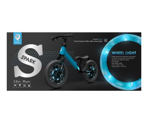 Rowerek Biegowy Spark Blue Qplay Rowerek Biegowy Spark Blue Qplay