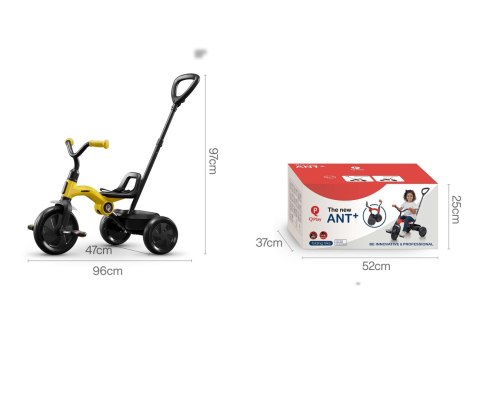 Rowerek Trójkołowy Ant Plus Red Qplay Rowerek Trójkołowy Ant Plus Red Qplay