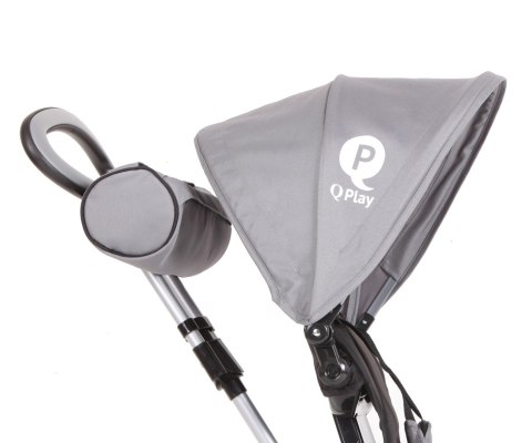 Rowerek Trójkołowy Comfort Grey Qplay Rowerek Trójkołowy Comfort Grey Qplay