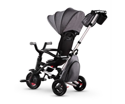 Rowerek Trójkołowy Nova+ Rubber Grey Qplay Rowerek Trójkołowy Nova+ Rubber Grey Qplay