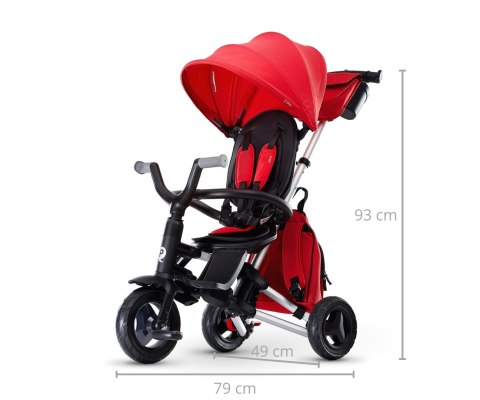 Rowerek Trójkołowy Nova+ Rubber Red Qplay Rowerek Trójkołowy Nova+ Rubber Red Qplay