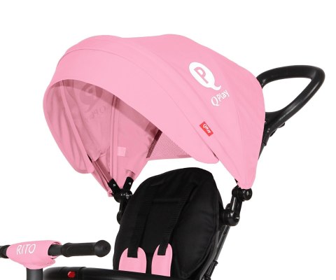 Rowerek Trójkołowy Rito Pink Qplay Rowerek Trójkołowy Rito Pink Qplay