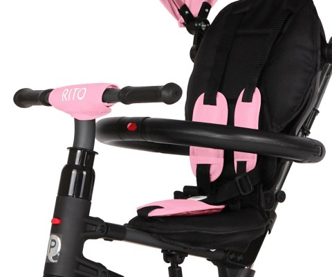 Rowerek Trójkołowy Rito Pink Qplay Rowerek Trójkołowy Rito Pink Qplay