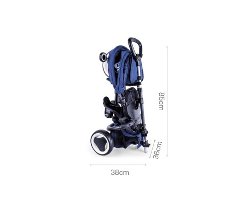 Rowerek Trójkołowy Rito Plus Blue Qplay Rowerek Trójkołowy Rito Plus Blue Qplay