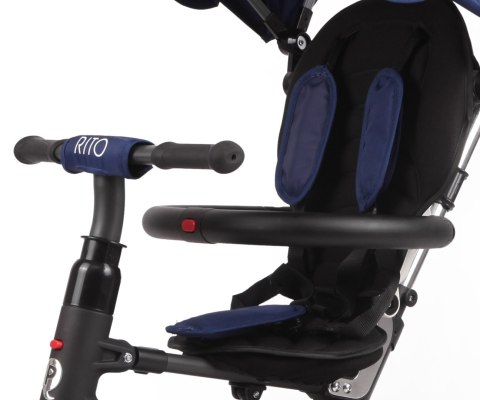 Rowerek Trójkołowy Rito Rubber Blue Qplay Rowerek Trójkołowy Rito Rubber Blue Qplay