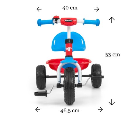 Rowerek Turbo Cool Red Milly Mally Rowerek Turbo Cool Red Milly Mally