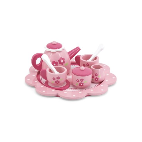 Viga 44543 Serwis do herbaty i kawy pink flower Viga 44543 Serwis do herbaty i kawy pink flower