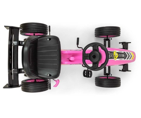 Gokart na pedały Rocket Pink Milly Mally Gokart na pedały Rocket Pink Milly Mally