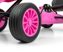 Gokart na pedały Rocket Pink Milly Mally