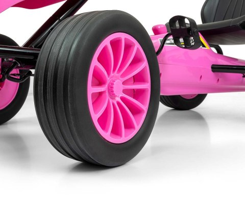 Gokart na pedały Rocket Pink Milly Mally Gokart na pedały Rocket Pink Milly Mally