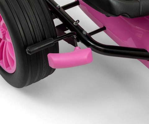 Gokart na pedały Rocket Pink Milly Mally Gokart na pedały Rocket Pink Milly Mally