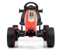 Gokart na pedały Rocket Red Milly Mally