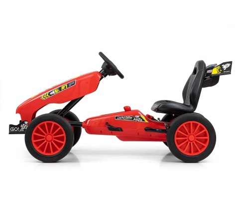 Gokart na pedały Rocket Red Milly Mally Gokart na pedały Rocket Red Milly Mally