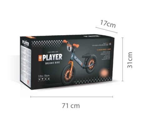 Rowerek Biegowy Player Orange Qplay Rowerek Biegowy Player Orange Qplay