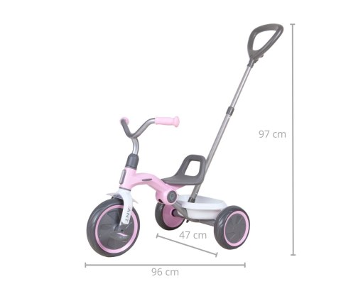 Rowerek Trójkołowy Ant Plus Pink Qplay Rowerek Trójkołowy Ant Plus Pink Qplay