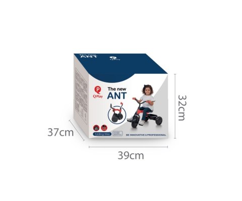 Rowerek Trójkołowy Ant Red Qplay Rowerek Trójkołowy Ant Red Qplay
