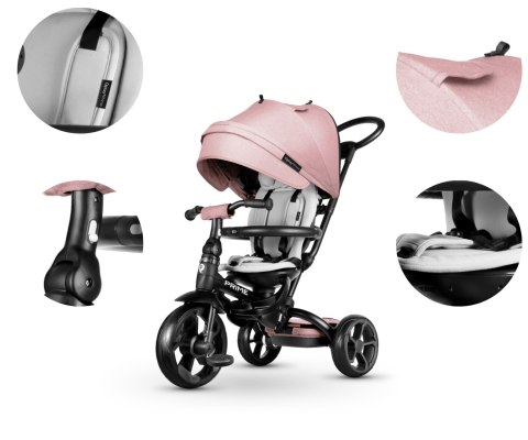 Rowerek Trójkołowy New Prime Pink Qplay Rowerek Trójkołowy New Prime Pink Qplay
